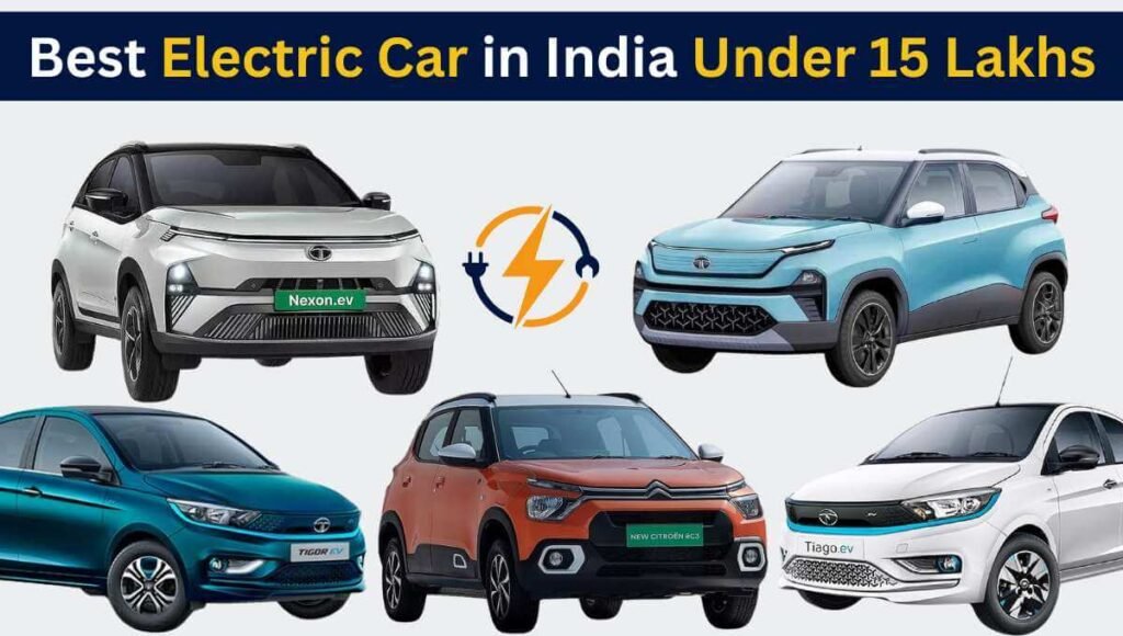 Best Electric Car in India Under 15 Lakhs
